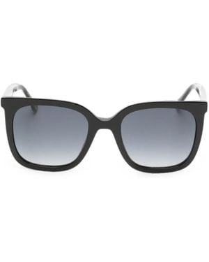 Carolina Herrera Logo-Detail Square-Frame Sunglasses - Grey