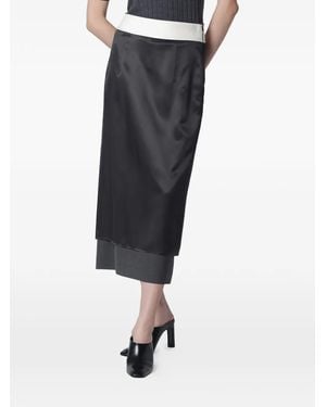 Rohe Inside-Out Midi Skirt - Black