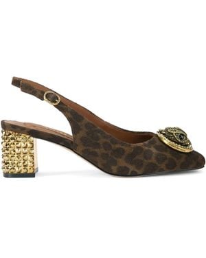 Kurt Geiger Chelsea Slingback-Pumps 60Mm - Braun