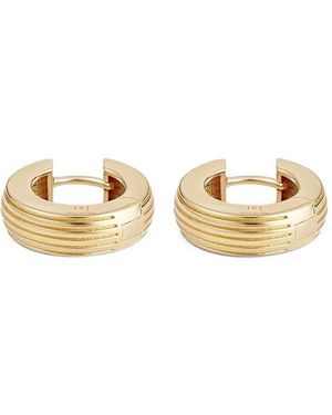 Ivi Mini Aurelia Round Hoops - Metallic