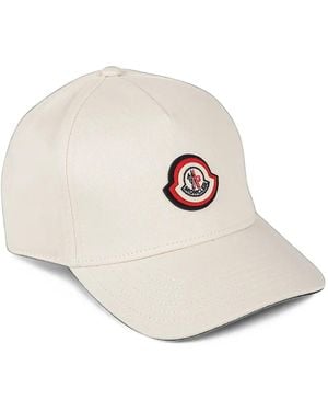 Moncler Logo-Patch Baseball Cap - White
