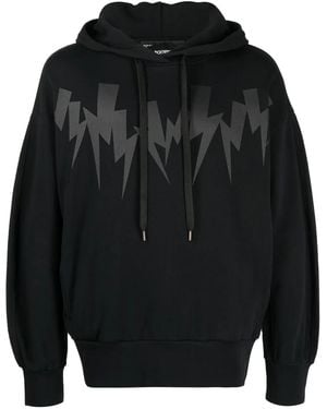 Neil Barrett Thunderbolt パーカー - ブラック