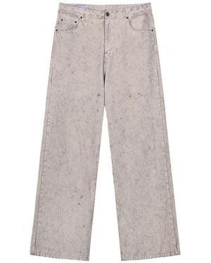 ROUGH Vaqueros anchos - Blanco