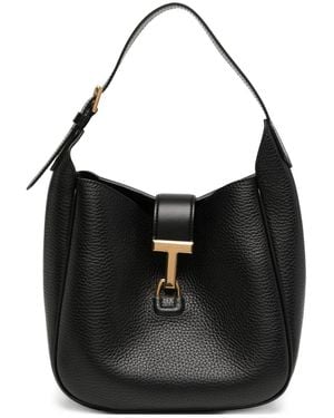 Tom Ford Tara Leren Schoudertas - Zwart