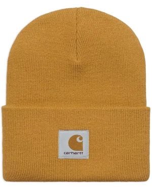 Carhartt Beanie Mit Logo-Patch - Natur