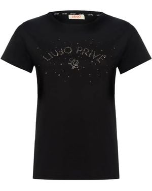Liu Jo Logo T-Shirt - Black