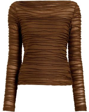Proenza Schouler Paloma Top - Brown