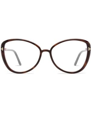 Tom Ford Cat-Eye Glasses - Brown