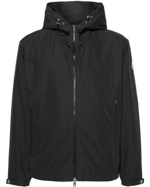 Moncler Traversier Hooded Nylon Jacket - Black