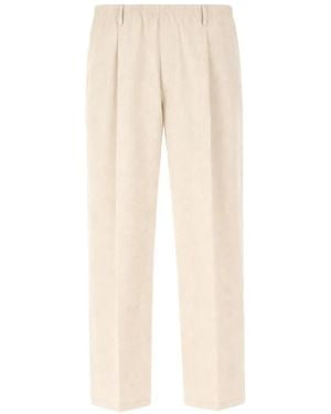 Cellar Door Straight-Leg Trousers - White
