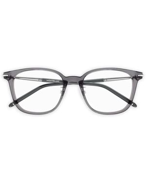 MONT BLANC EYEWEAR Gafas con montura rectangular - Gris