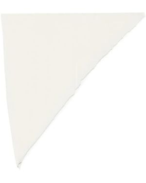 Faliero Sarti Adeli Raw-Edge Scarf - Bianco