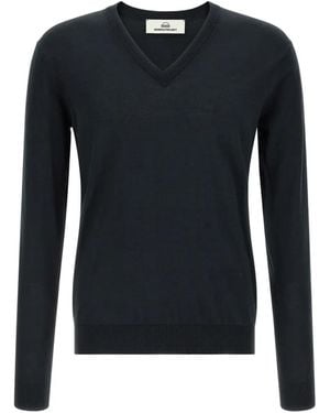 Riviera V-Neck Jumper - Blue