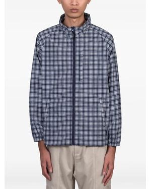 Gramicci Checked Zip Jacket - Blue