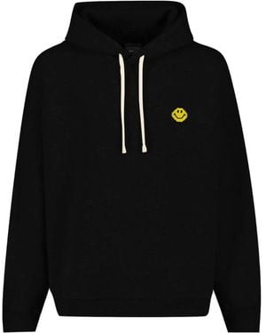 Joshua Sanders X Smiley Hoodie À Détail De Logo Pixel - Black