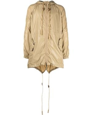 Private Stock The Demarchelier Drawstring-Hood Jacket - Natural
