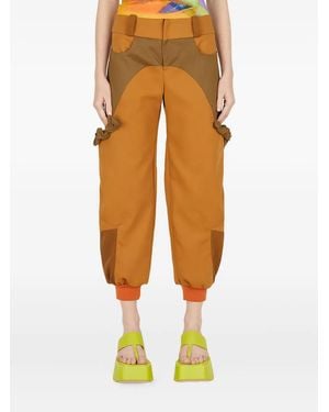 PAULA CANOVAS DEL VAS Colourblock Trousers - Yellow
