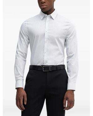 Guess Striped Buttoned Shirt - White