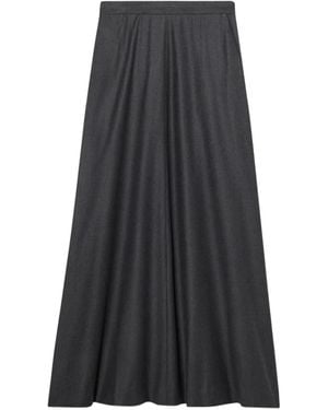 Brooks Brothers Virgin-Wool Skirt - Grey