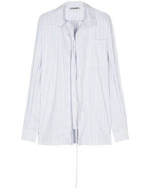 OTTOLINGER Textured Striped Shirt - White