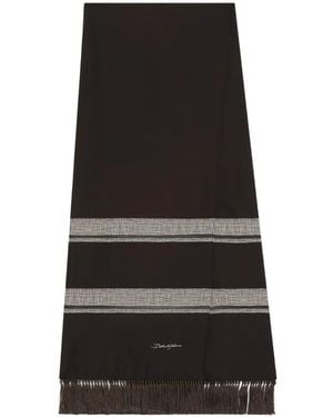 Dolce & Gabbana Fringed Scarf - Black