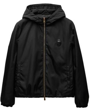 Versace Technical Twill Blouson - Black