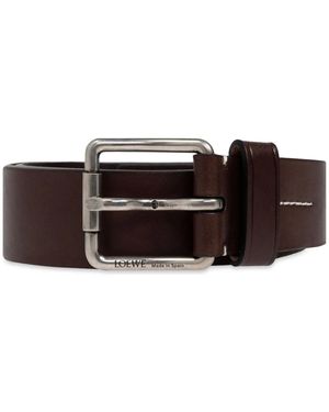 メンズ Loewe レザーベルト ブラウン | Lyst