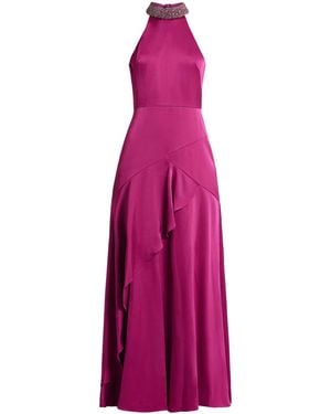 Aidan Mattox Asymmetrisches Kleid Im Layering-Look - Lila