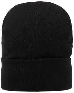 Guess Logo-Patch Beanie Hat - Black