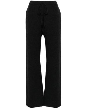 Maison Margiela Wool-Cashmere Knitted Trousers - Black