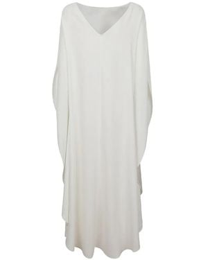 Gianluca Capannolo Vestido de manga asimétrica - Blanco