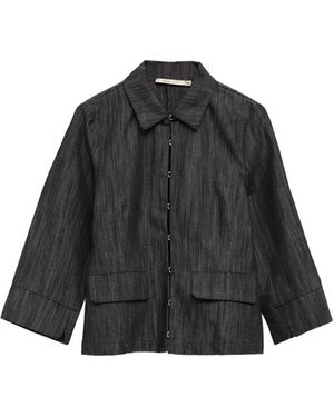 Paloma Wool Valeva Hook-Fastening Shirt - Black