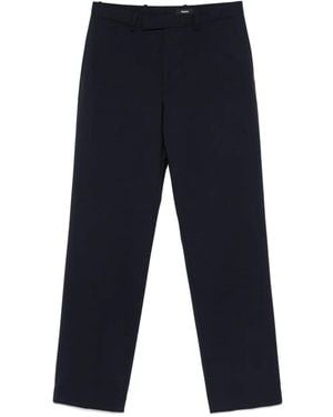 Theory Pressed-Crease Trousers - Blue