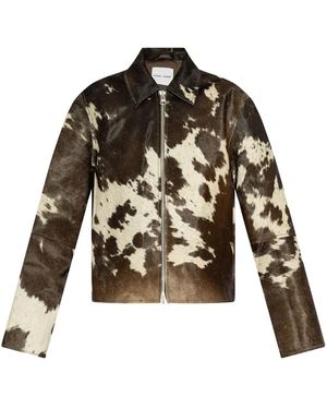 Samsøe & Samsøe Salylo Lederjacke - Braun