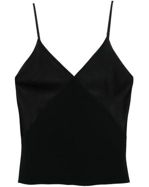 Forte Forte V-Neck Top - Black