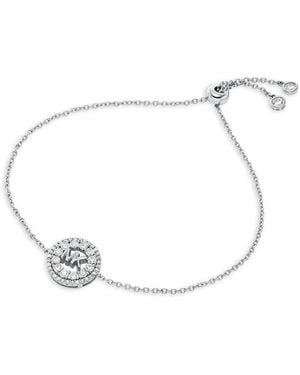 Michael Kors Logo-Charm Bracelet - White