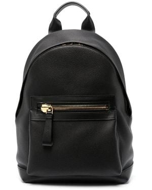 Tom Ford トム・フォード Buckley レザー バックパック - ブラック