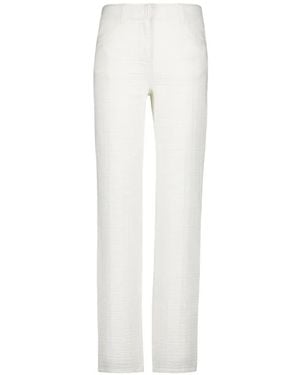 Givenchy 4G Motif Jacquard Trousers - White