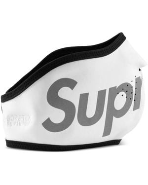 Supreme Logo Windstopper Face Mask - White