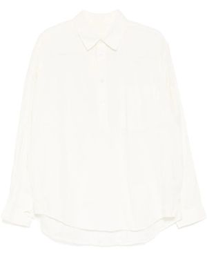 CROQUIS Crease-Effect Shirt - White