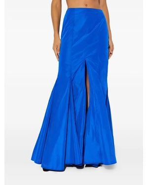 Cult Gaia Jori Slit Flared Maxi Skirt - Blue
