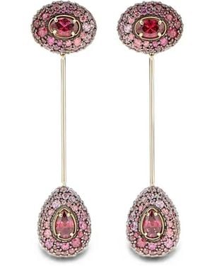 Swarovski Orecchini Con Cristalli - Rosa