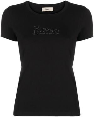 Herno ロゴ Tシャツ - ブラック