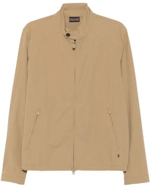 Save The Duck Aspen Zip-Up High-Neck Jacket - Natural