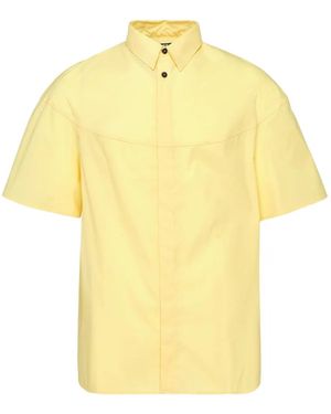 Jacquemus The Atelier Short-Sleeve Shirt - Yellow