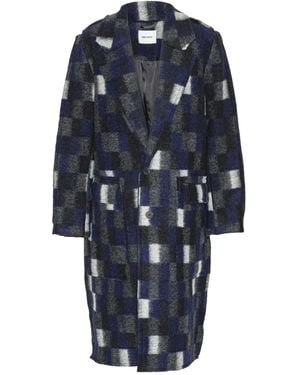 Henrik Vibskov Brushed-Finish Coat - Blue