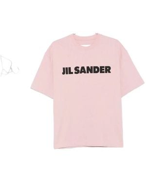 Jil Sander Logo-print T-shirt - Pink