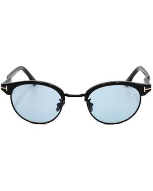 Tom Ford Browline Sunglasses - Black