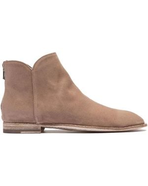 Officine Creative Stivali Solitude Con Zip - Marrone