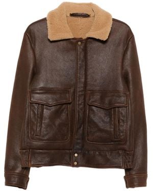 Salvatore Santoro Giacca Con Colletto - Marrone